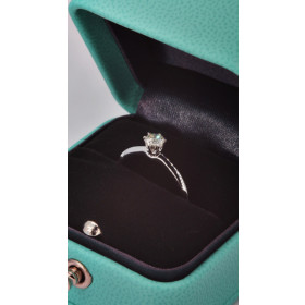 Кольцо 750* с бриллиантом TIFFANY & CO (replica)